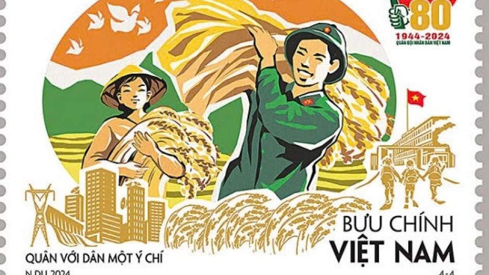 Stamp collection marking 80 years of Vietnam People’s Army released